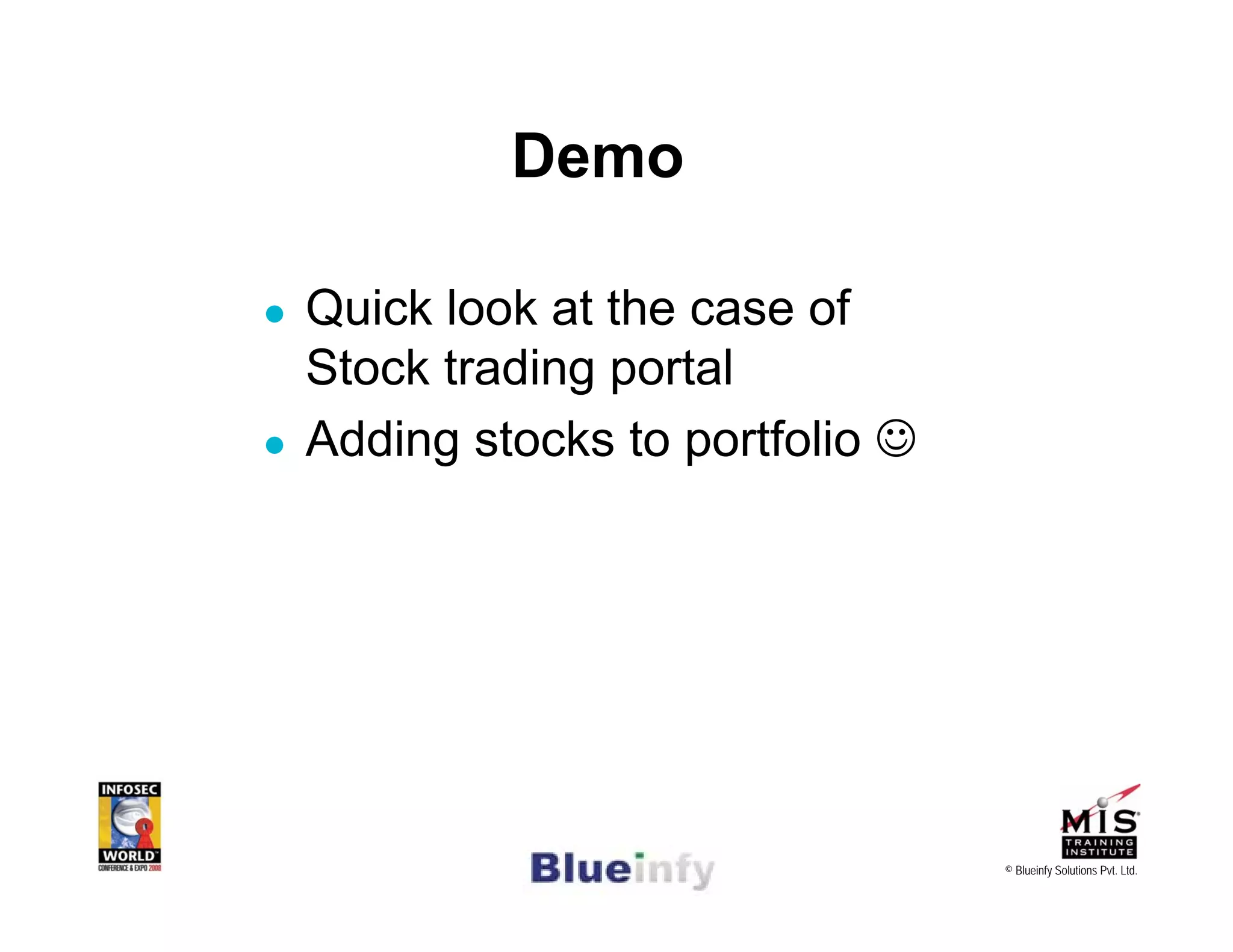 [Infosecworld 08 Orlando] CSRF: The Biggest Little Vulnerability on the Web 