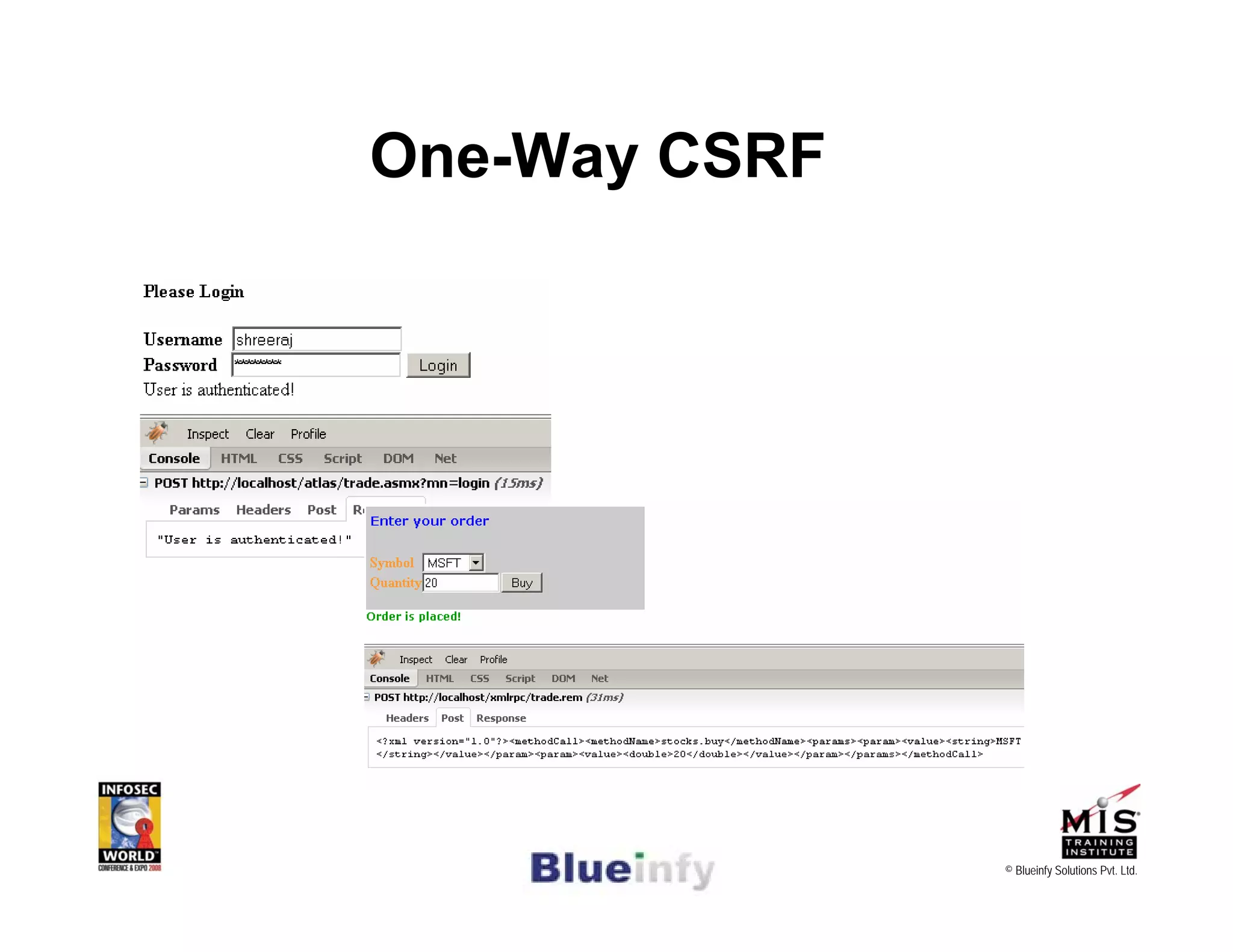 [Infosecworld 08 Orlando] CSRF: The Biggest Little Vulnerability on the Web 