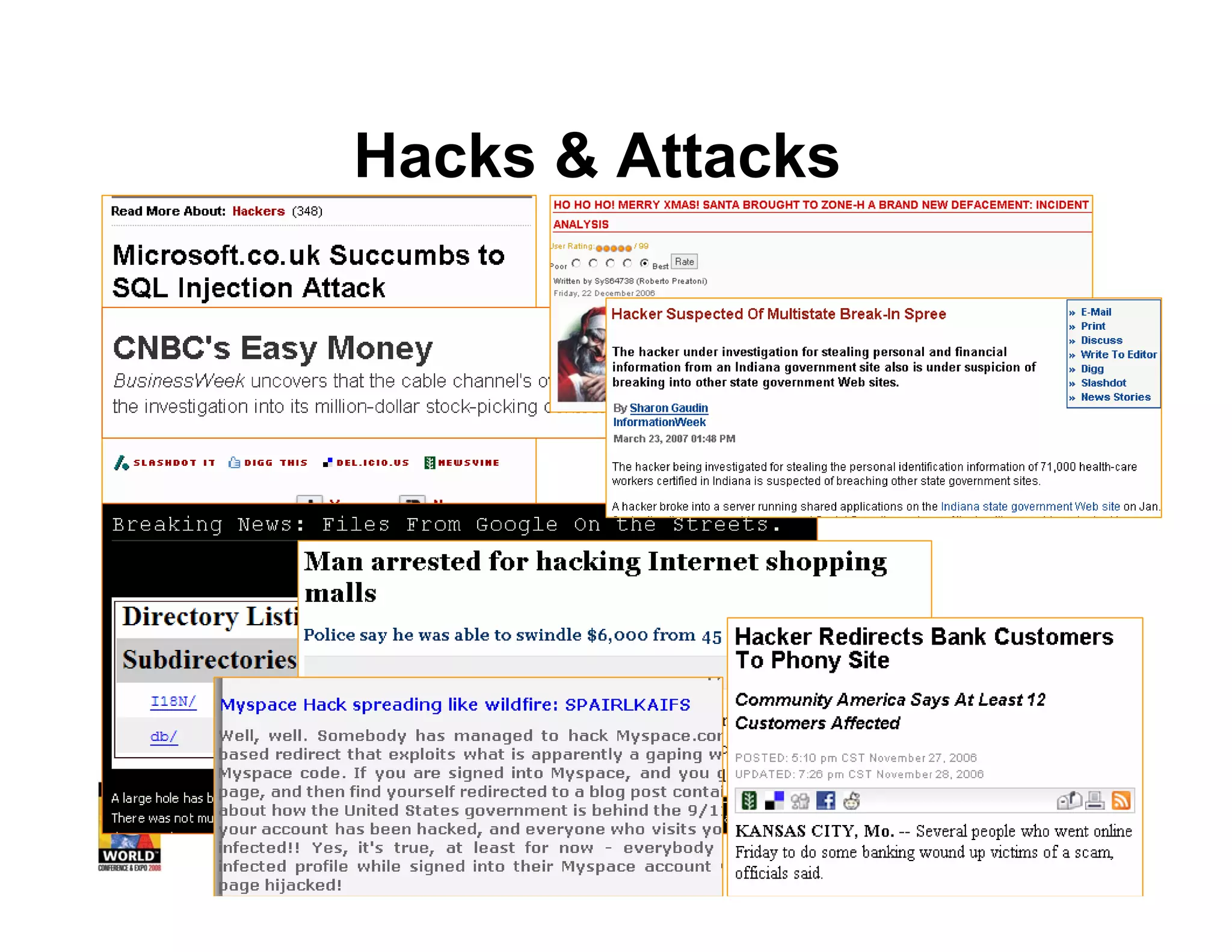 [Infosecworld 08 Orlando] CSRF: The Biggest Little Vulnerability on the Web 