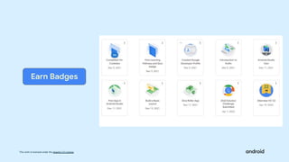 This work is licensed under the Apache 2.0 License
Earn Badges
 