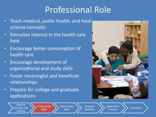 Curriculum Sophomore Year Infectious Disease and Sexual Health Junior YearNeurology and Mental Health Senior Year Cardiology and Preventative Health 