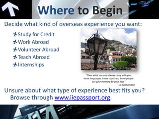 UTA Study Abroad Info Session