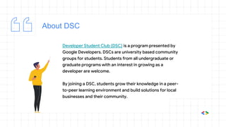 Info Session DSC - GGV | PPTX