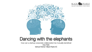 Dancing with the elephants
how can a startup-corporate collaboration be mutually beneﬁcial
Ewa Treitz
Venture Partner I Black Pearls VC
 