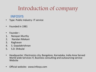 Recruitment Process Of Infosys | PPTX