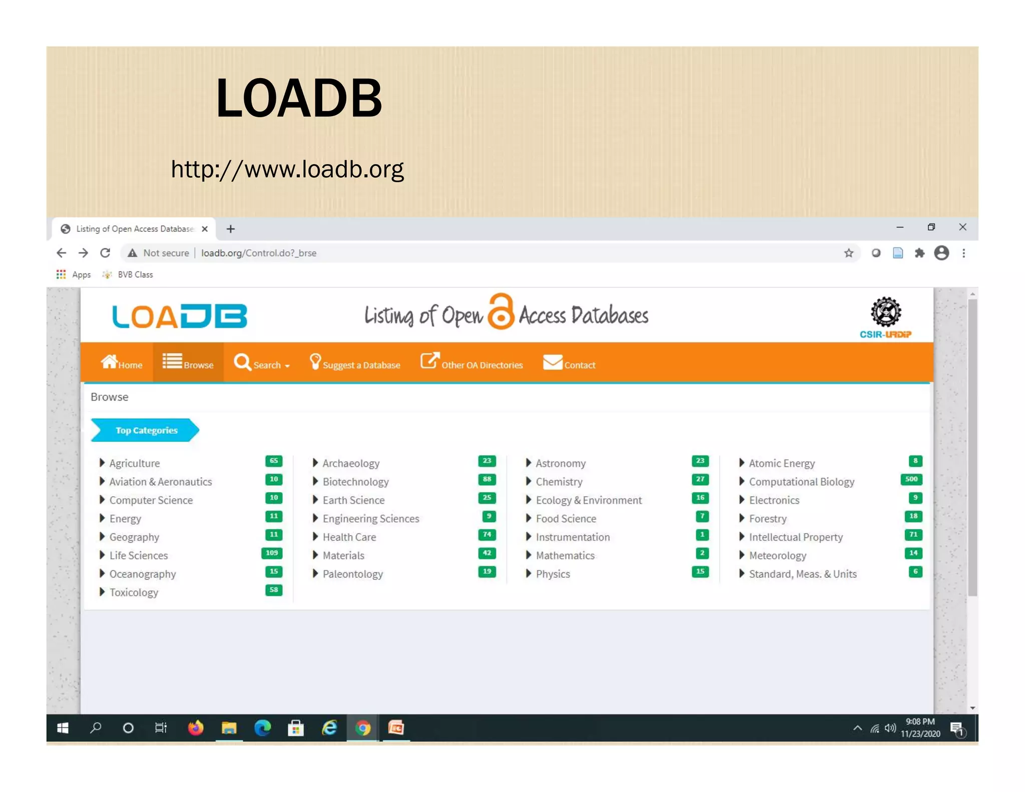 LOADB
.
http://www.loadb.org
.
 