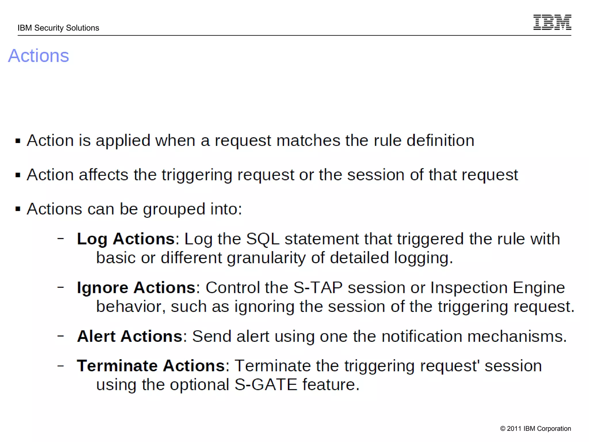 IBM Infosphere Guardium - Database Security | PDF