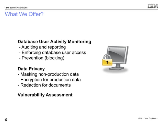 IBM Infosphere Guardium - Database Security | PDF