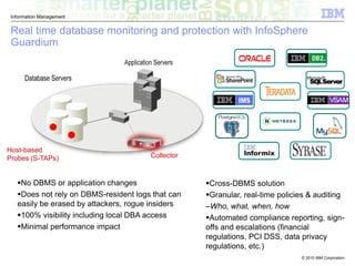 IBM Infosphere Guardium - Database Security | PDF