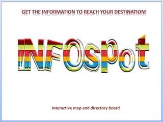 Interactive map and directory board
 