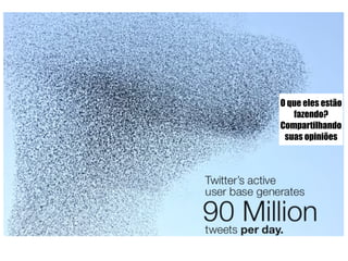 O que eles estão
fazendo?
Compartilhando
suas opiniões
 