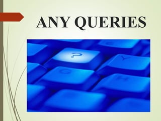 ANY QUERIES
 