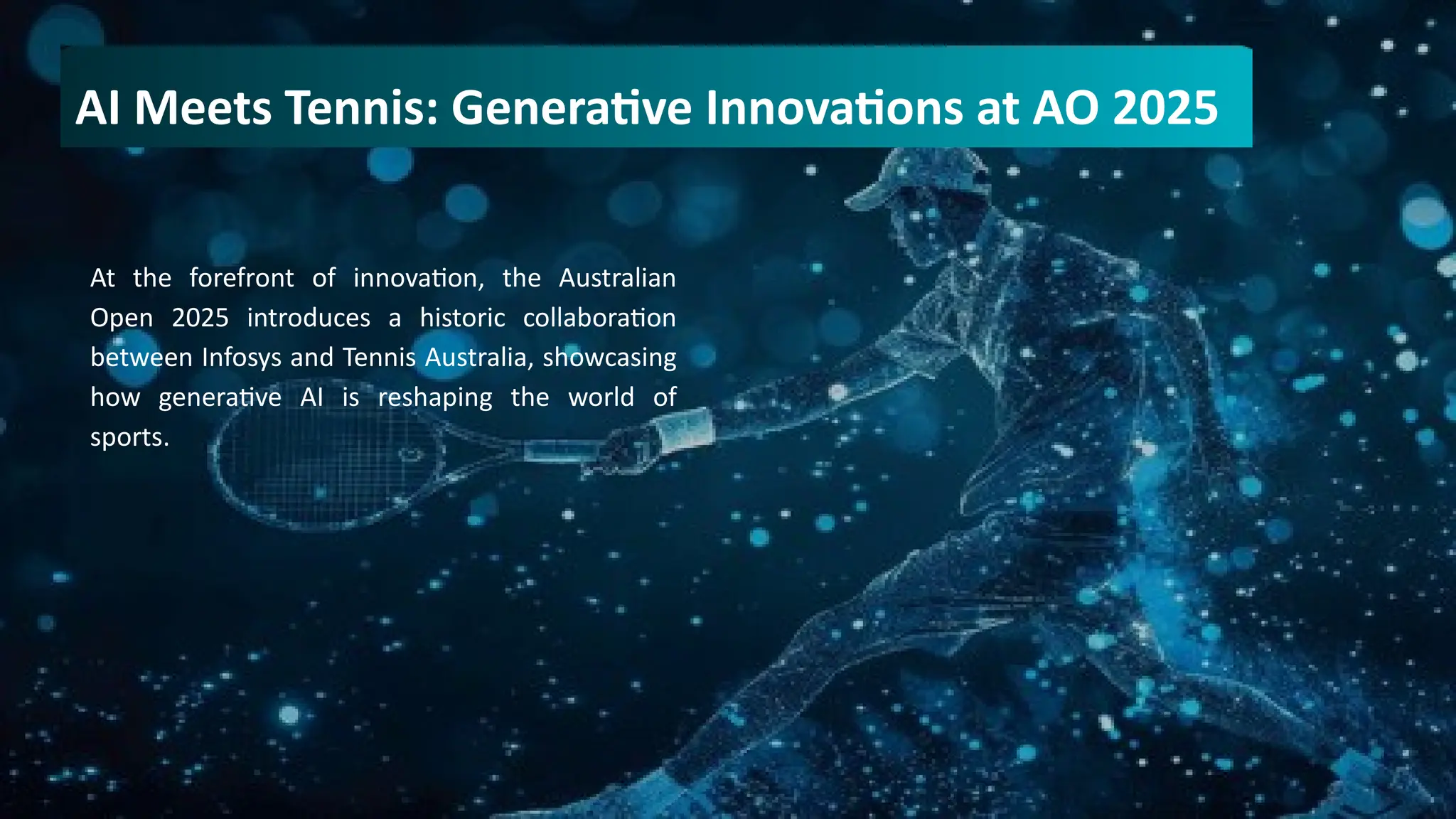 Australian Innovations Infosys and Tennis Australia Unveil Groundbreaking Generative AI ...