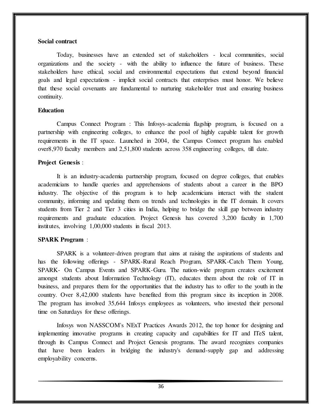 Infosys annual report