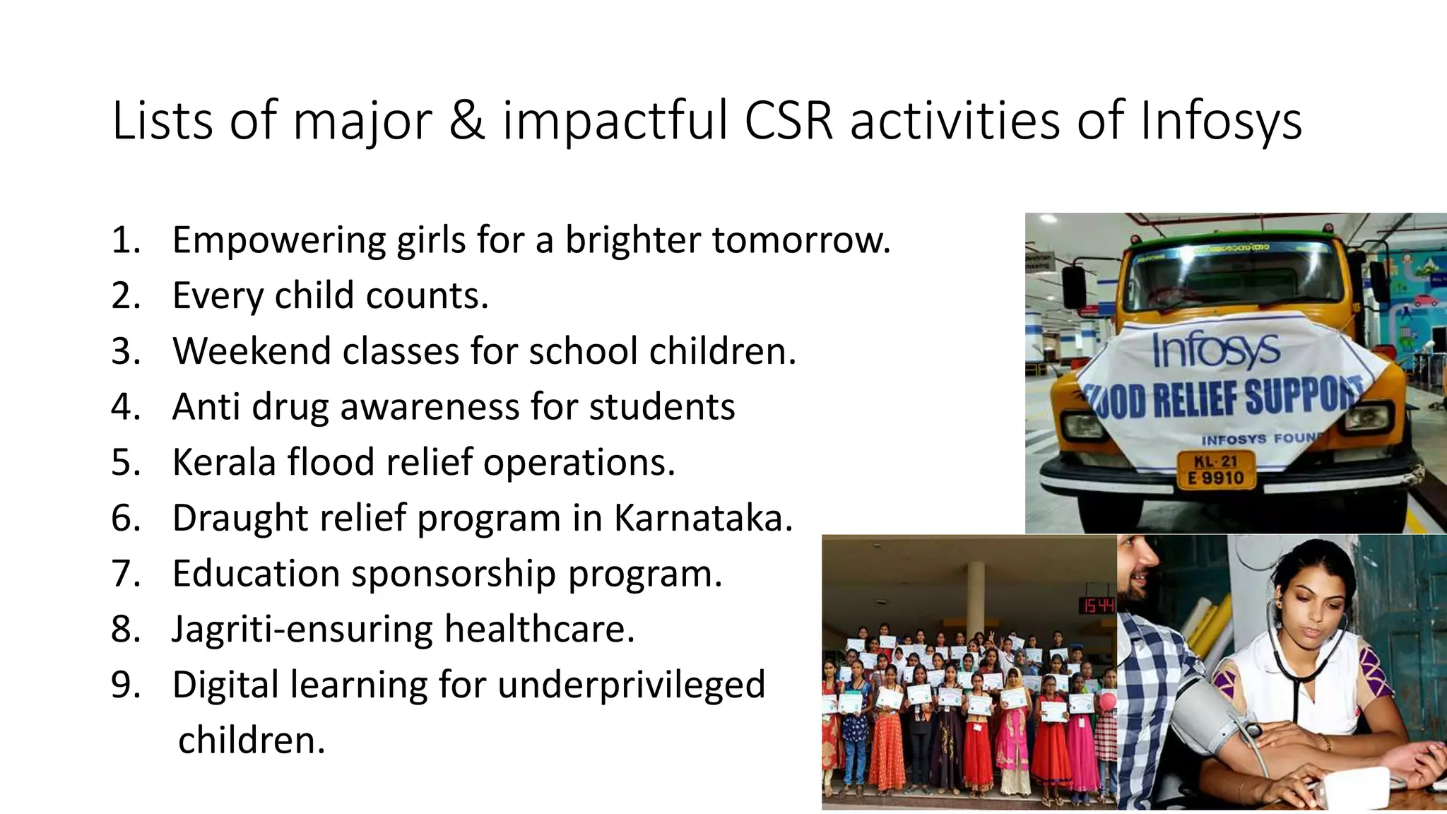 Infosys csr | PPTX