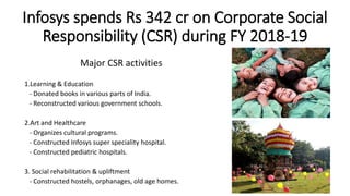 Infosys csr | PPT