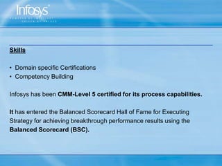 FINANCIAL GROWTHIn Rs CroreSource: Infosys Annual Report 2009