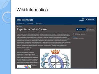 Wiki Informatica
 