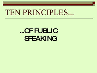 TEN PRINCIPLES... ,[object Object]