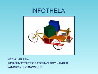 INFOTHELA
MEDIA LAB ASIA
INDIAN INSTITUTE OF TECHNOLOGY KANPUR
KANPUR – LUCKNOW HUB
 