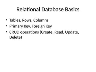 InfoVault: Comprehensive Introduction to Databases and Their Impact | PPTX