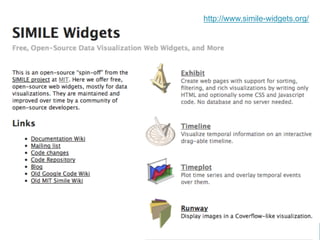 PAGE 91
http://www.simile-widgets.org/
 