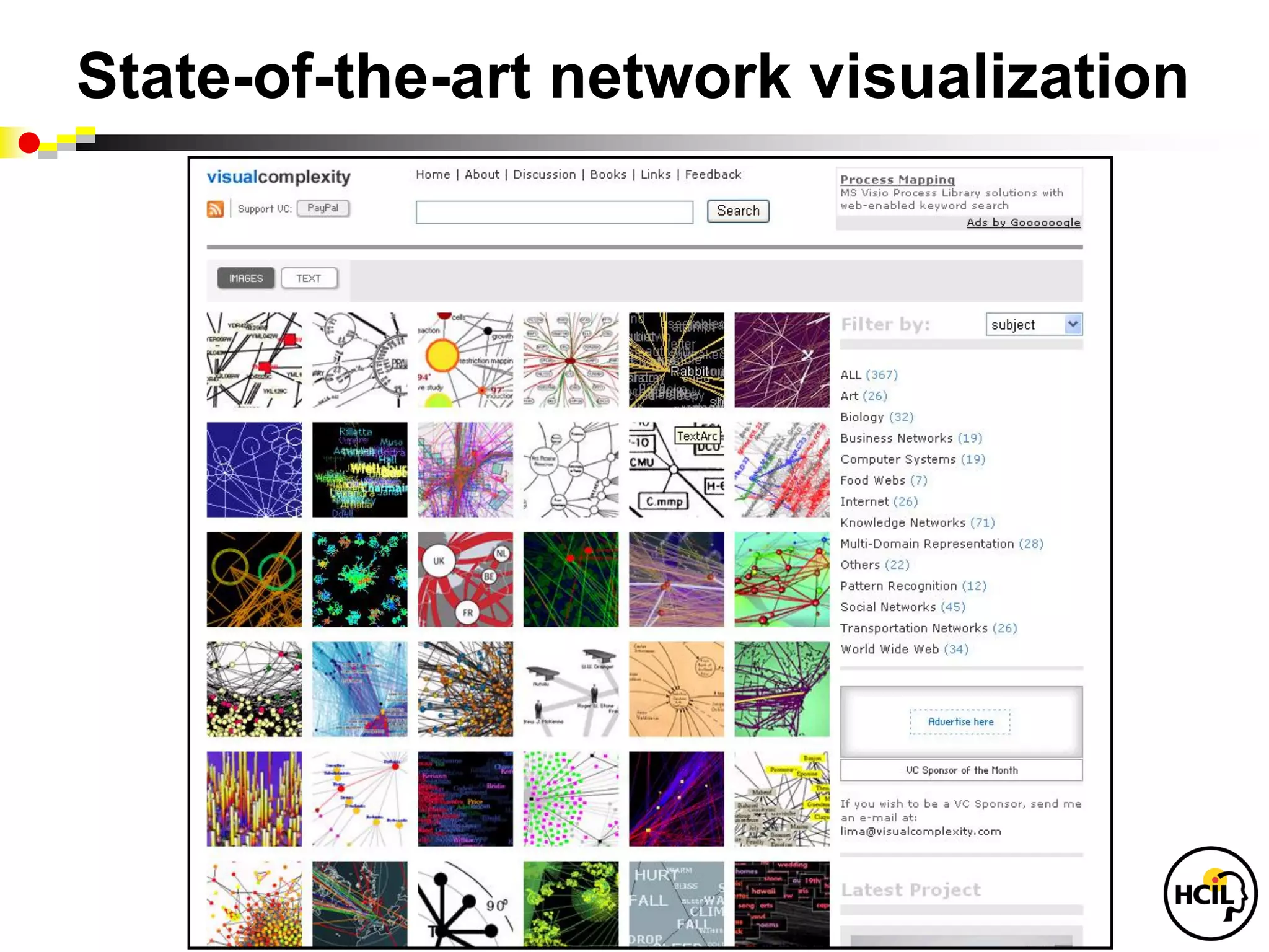 State-of-the-art network visualization
 