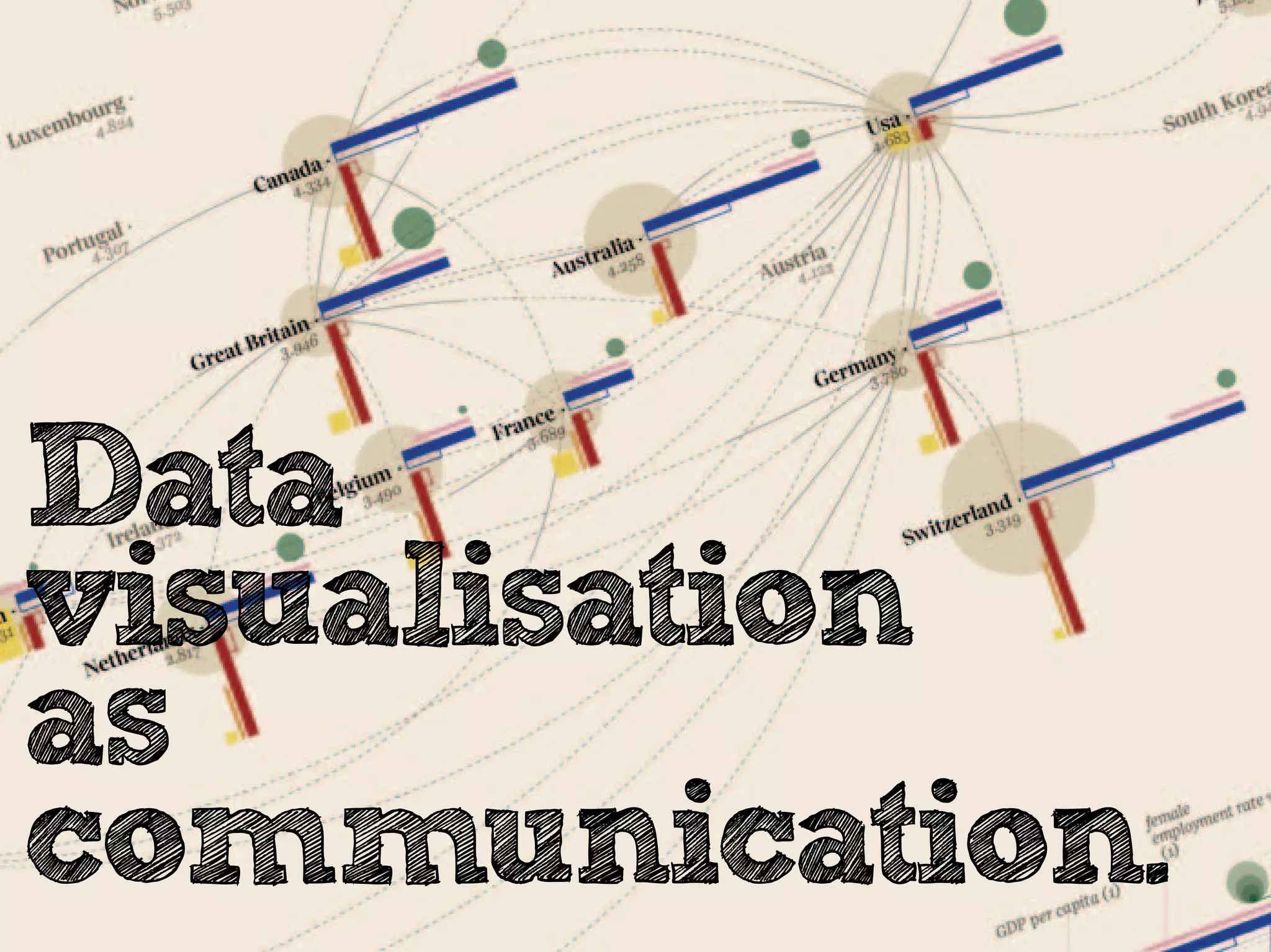 Data
visualisation
as
communication.

 