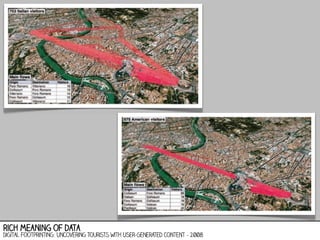 rich meaning of data

Digital Footprinting: Uncovering Tourists with User-Generated Content - 2008

 