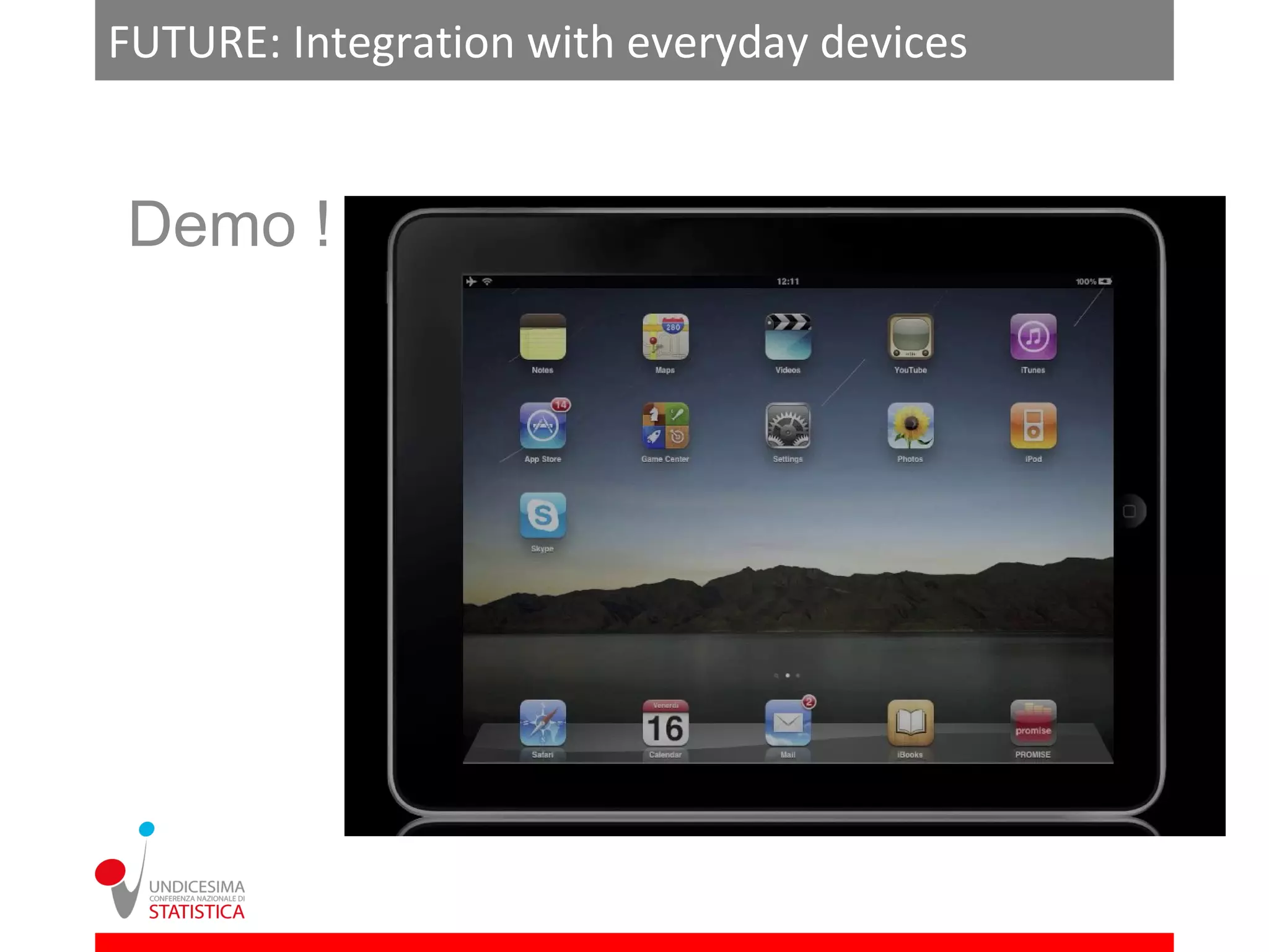 FUTURE: Integration with everyday devices


Demo !
 