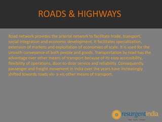 Infrastructure Finance – Building for Growth - ROADS & HIGHWAYS - Part ...