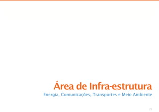 Comparação de Propostas




    Área de Infra-estrutura
Energia, Comunicações, Transportes e Meio Ambiente


                                                        25
 