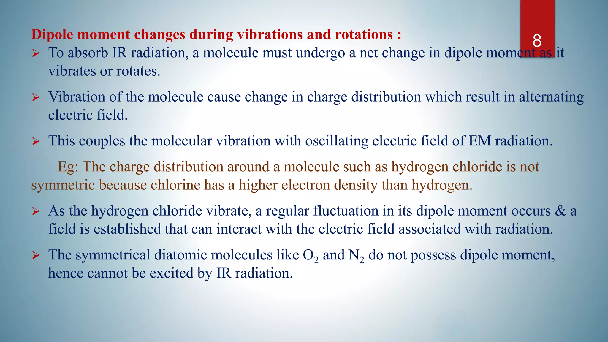 IR Spectroscopy, theory, modes of vibration and sample handling. by