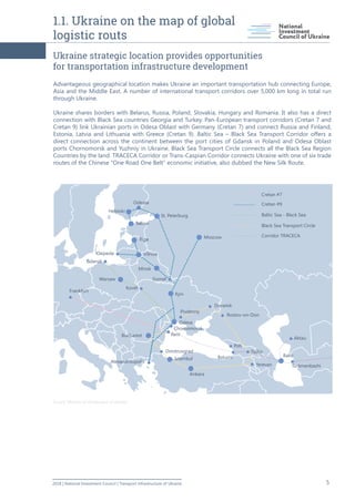 Ukraine Trade Routes Map Invest in Ukraine: Transport Infrastructure | PDF