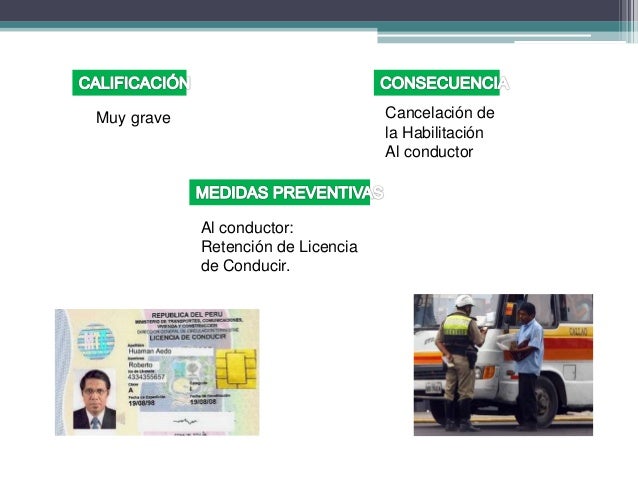Infracciones al Transporte Terrestre Peruano Infracciones al Transporte Terrestre Peruano