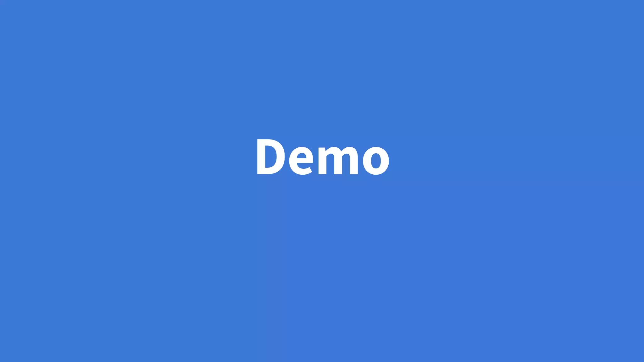 Demo
 