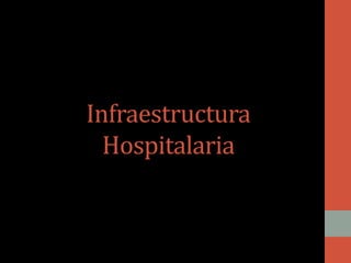 Infraestructura
Hospitalaria
 