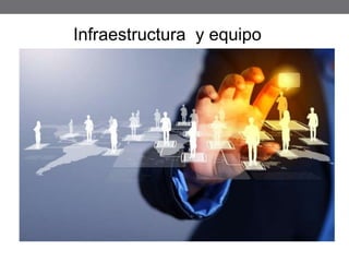 Infraestructura y equipo
 