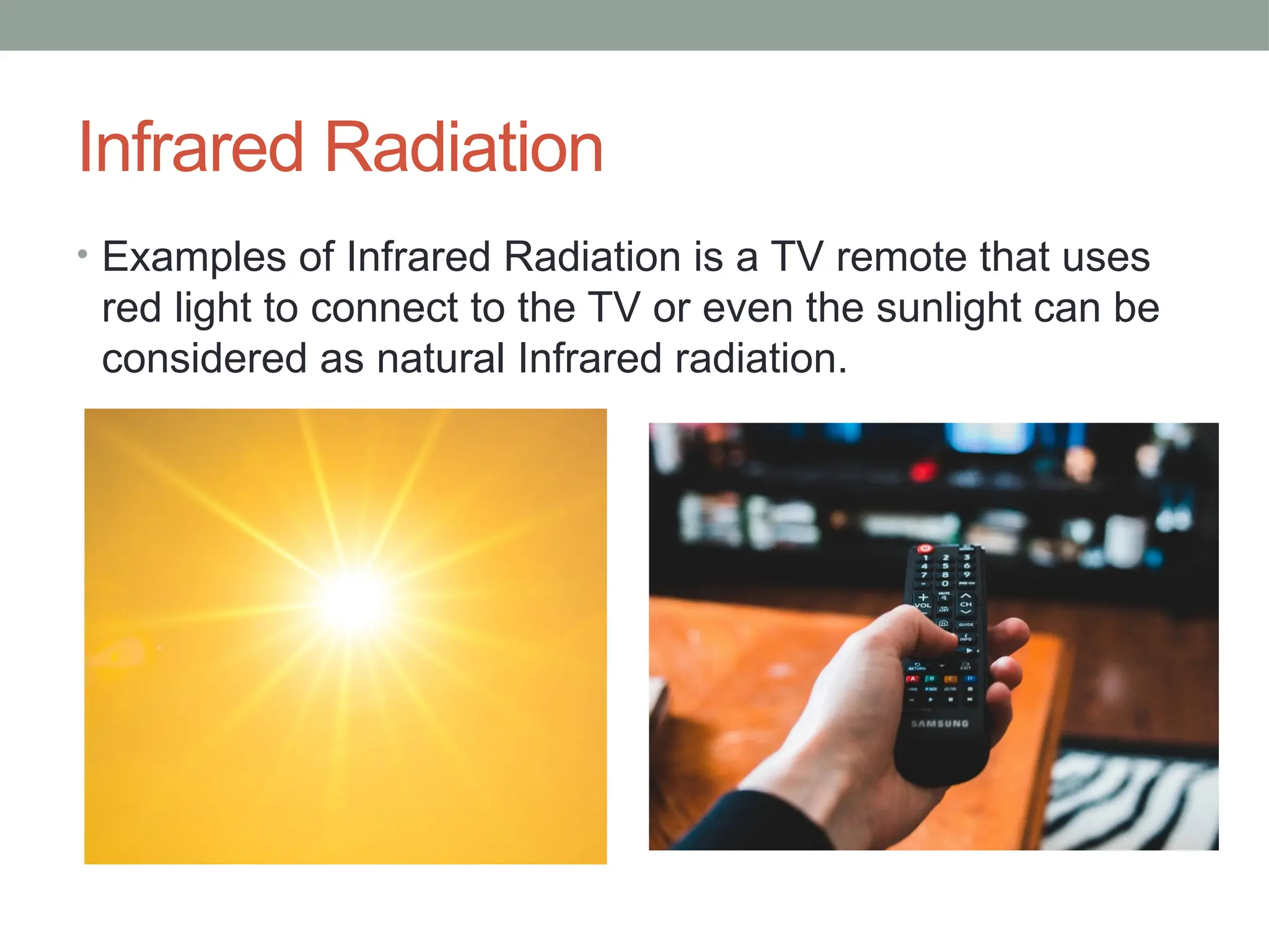 Infrared Science Examples