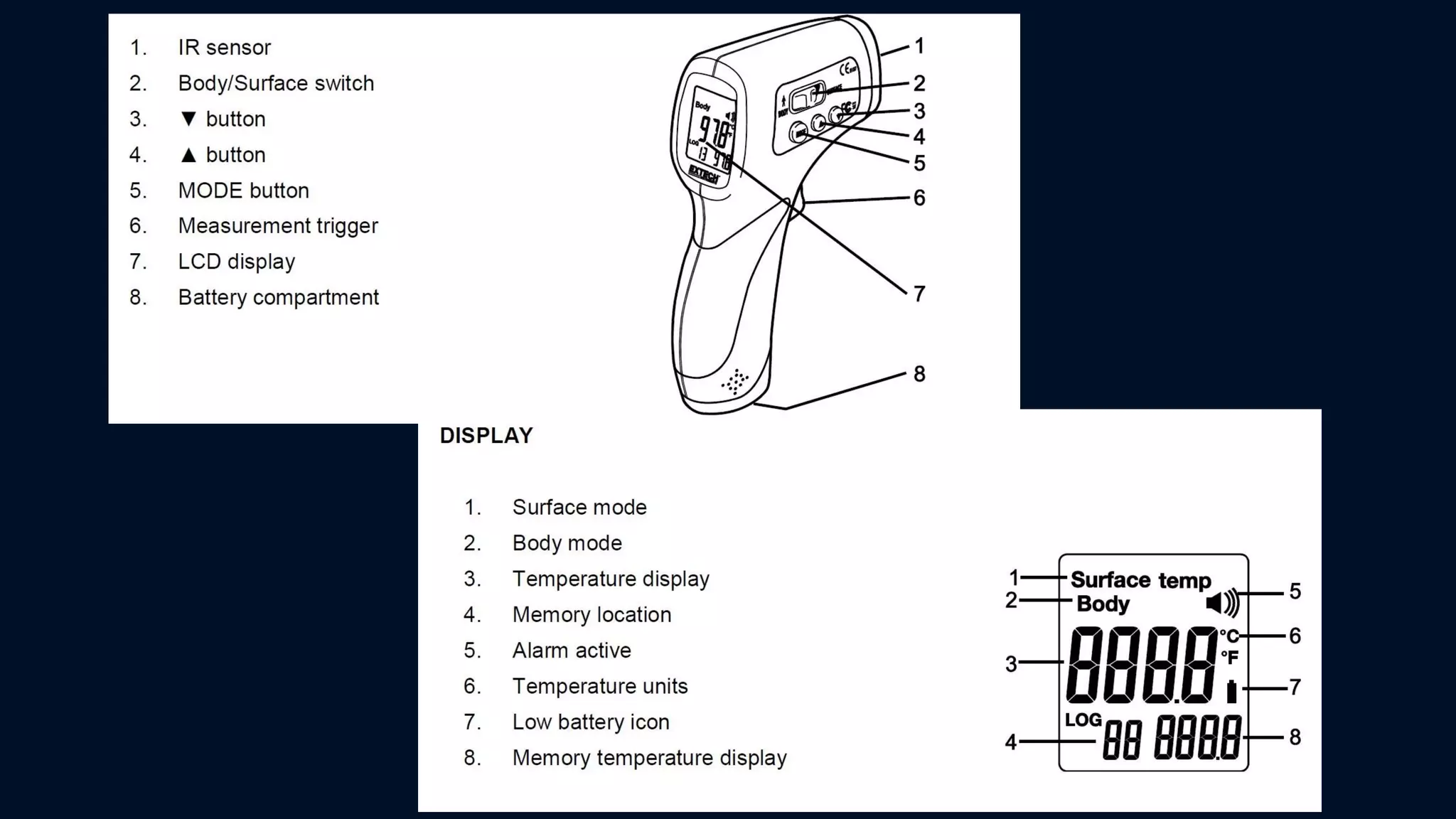 Infrared thermometer