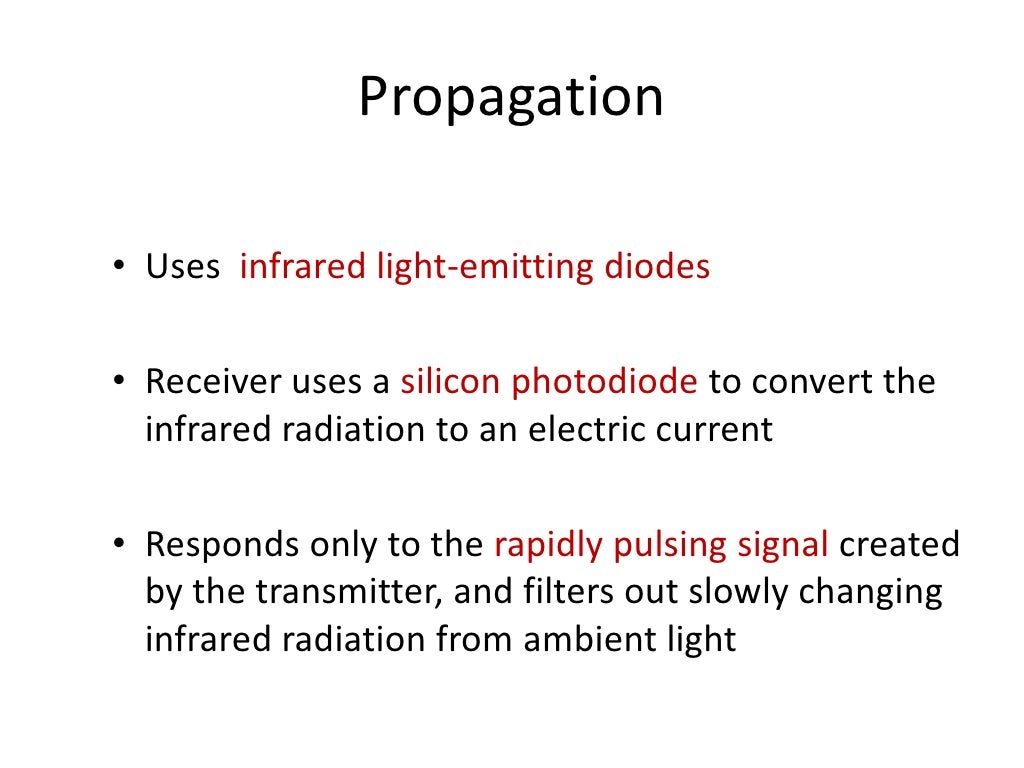 Infrared and radio transmission
