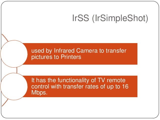 Infrared in mobile communications and networks