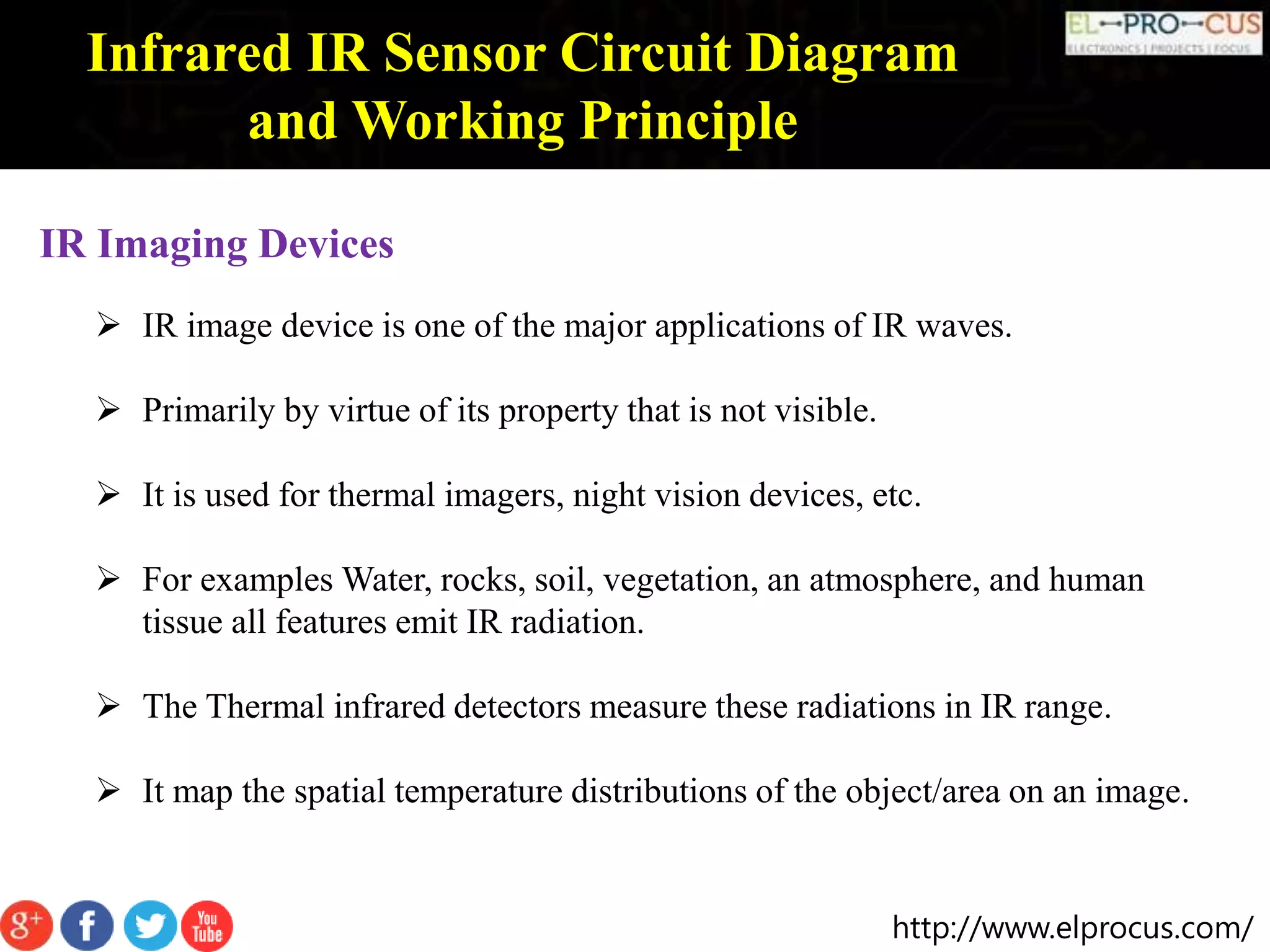 Infrared IR Sensor Circuit Diagram and Working Principle | PPTX ...