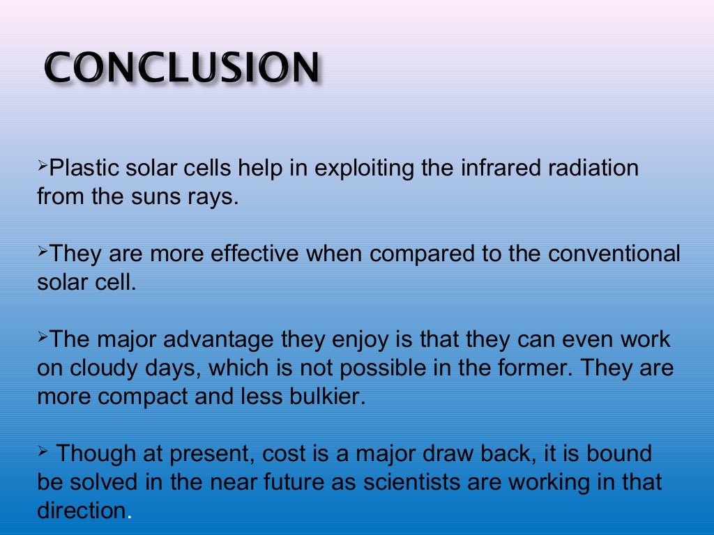 Infrared plastic solar cell -- tamil youngsters.com