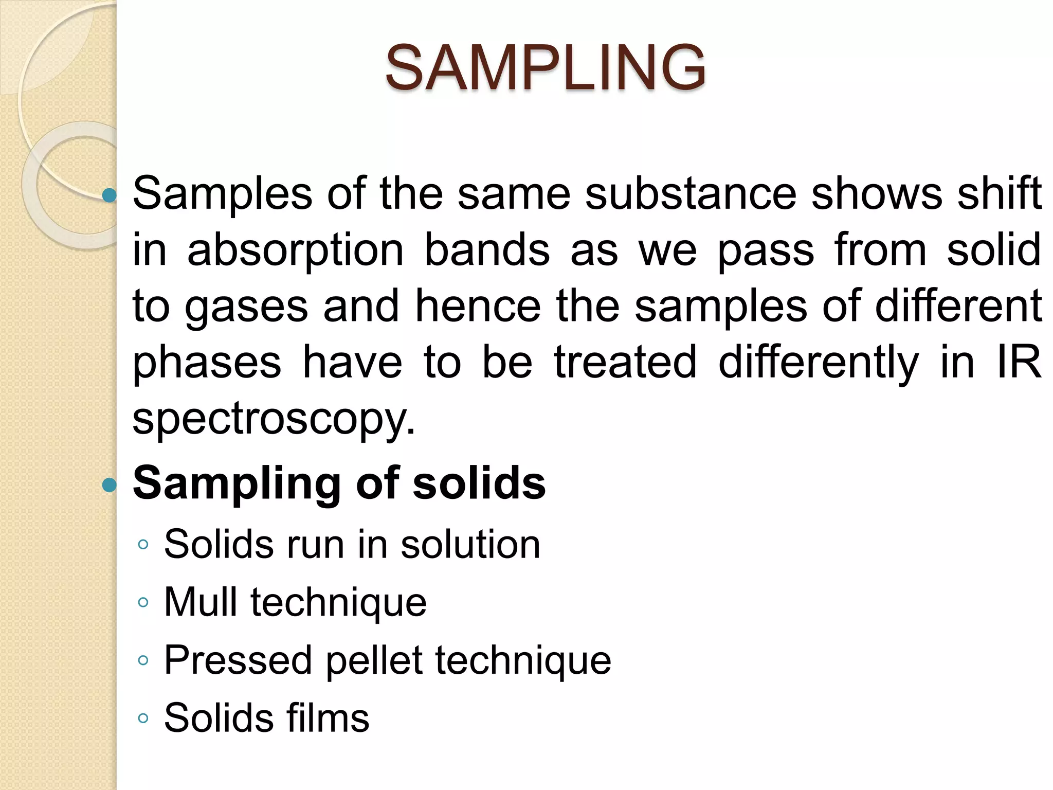 Infrared spectroscopy | PPTX