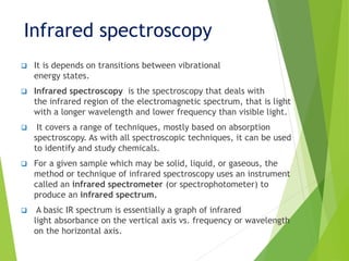 Infrared spectroscopy | PPTX
