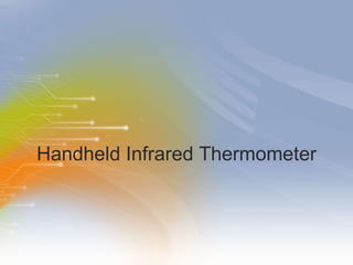 Handheld Infrared Thermometer 