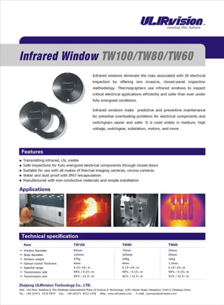 ULIRvision Infrared windows 