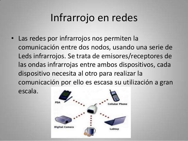 Resultado de imagen de ondas infrarrojas en redes