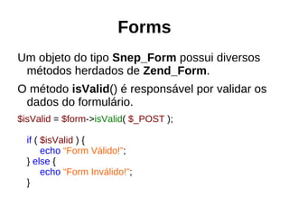 Application.ini Arquivo de configuração utilizado para definir os caminhos, informações padrões, habilitar flags, etc. 